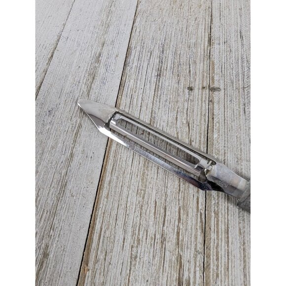 Rada Vegetable Peeler Peeling 7 1/4" Stainless Steel 3 3/4" Blade Advertising - Picture 5 of 6
